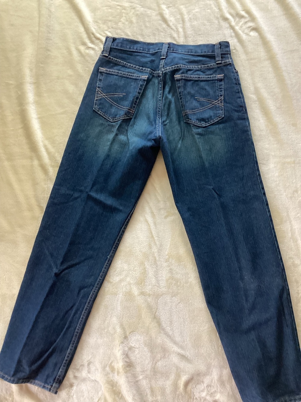Men's Straight Leg Jeans in Indigo Blue